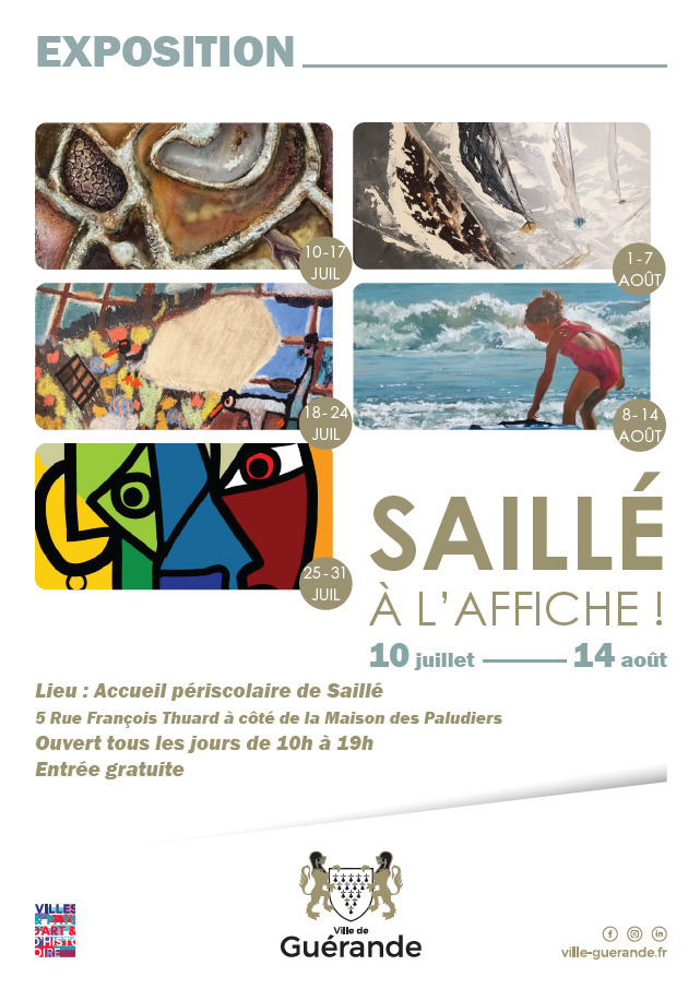 Saillé à l'affiche - Exposition d'artistes de la Presqu'île