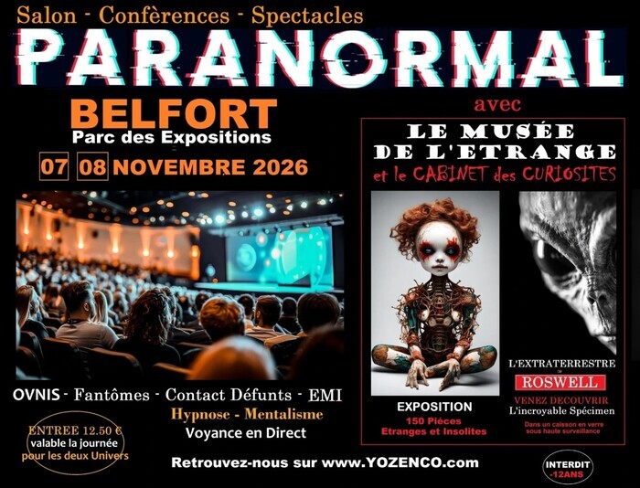 Salon du Paranormal au Parc des Expositions à Belfort