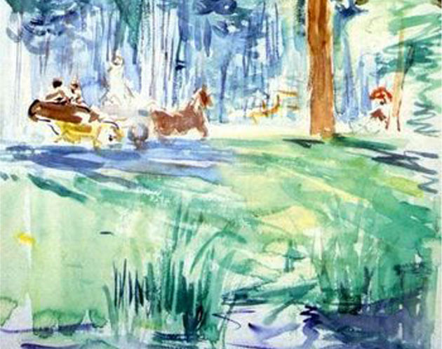 Aquarelle - Le printemps : réveil de la nature, énergie des couleurs / d'art de Meudon et des Hauts-de-Seine