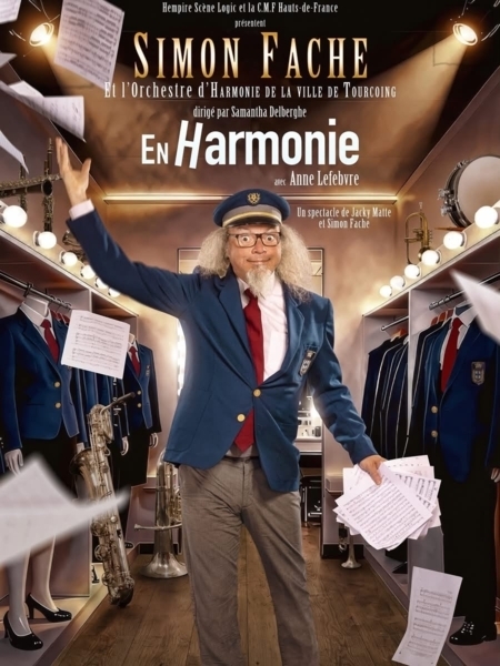 Première du spectacle "En Harmonie" de Simon Fache, à Tourcoing