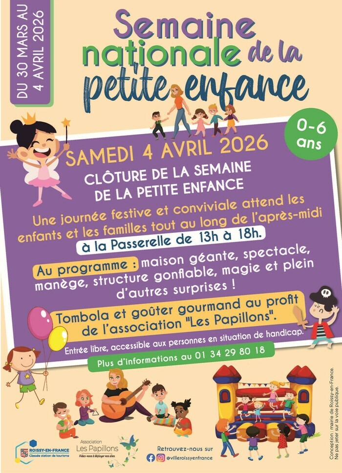 Le samedi 4 avril, une grande journée ouverte à tous les enfants de 0 à 6 ans se déroulera à La Passerelle, de 13h à 18h.