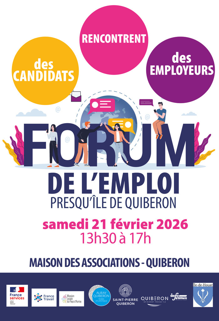 FORUM DE L'EMPLOI QUIBERON CCD CDI