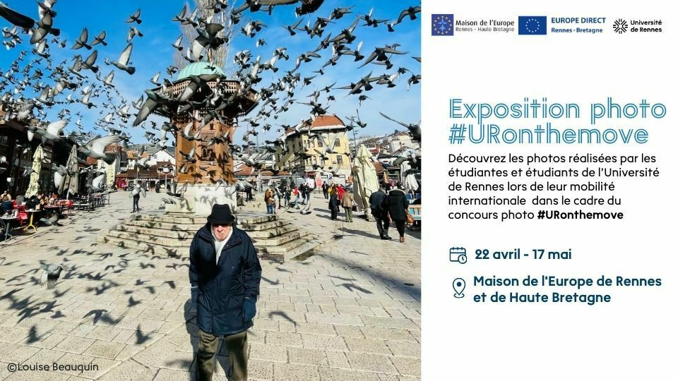 A la Maison de l’Europe de Rennes et Haute Bretagne, (re)découvrez les photos réalisées lors du concours photo #URonthemove