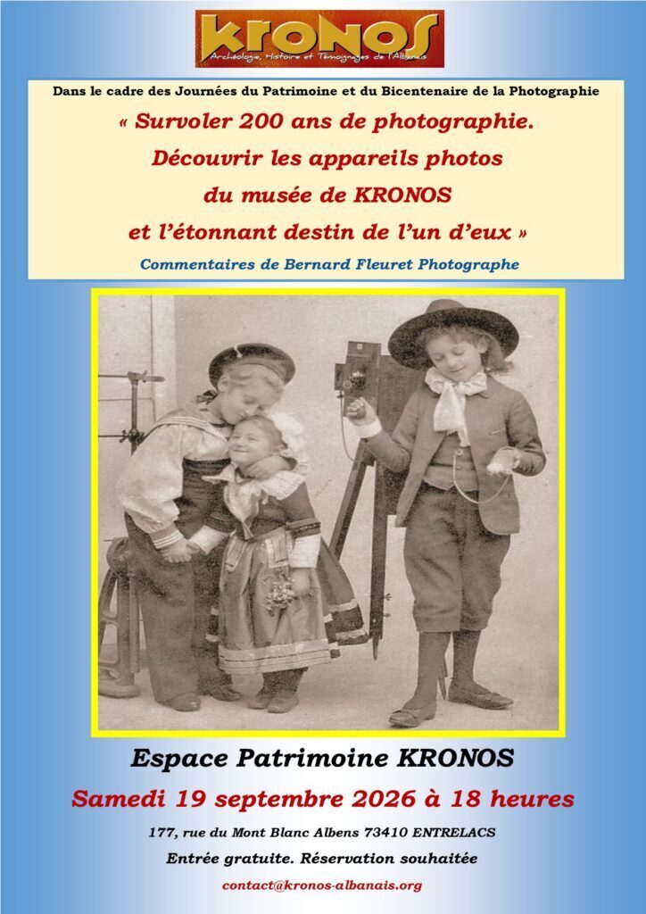 Survoler 200 ans de photographie. Découvrir les appareils photo du musée Kronos et l’étonnant destin de l’un d’eux