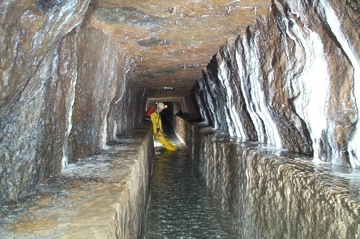 Visite d'un ancien aqueduc souterrain pour les journées du patrimoine