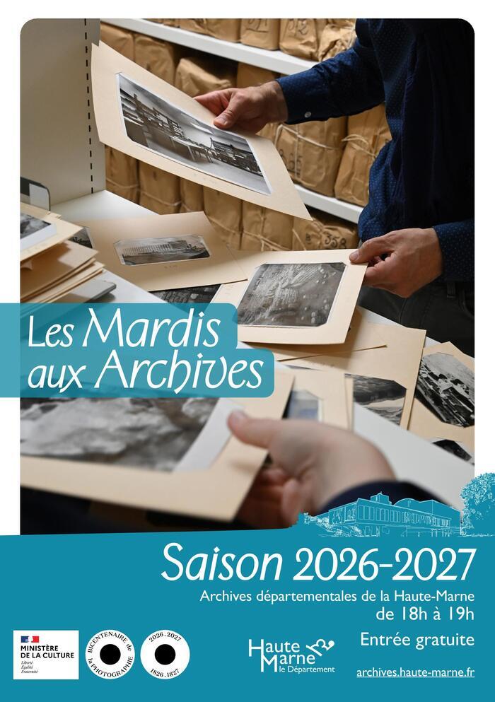 Mardi aux Archives : thème à confirmer