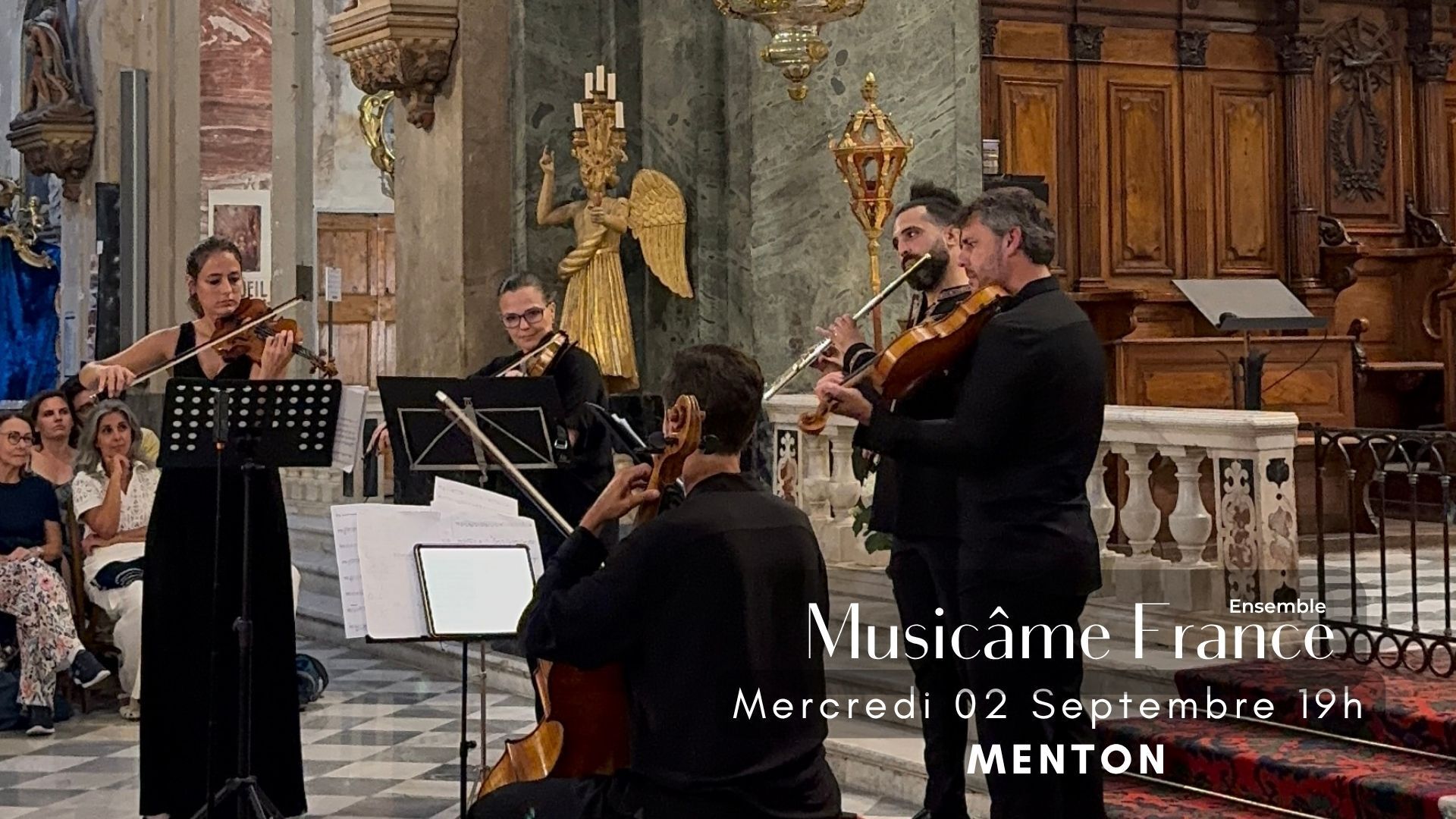 Concert à Menton: Ravel, Bach, Vivaldi, Cantemir, Rachmaninov, Puccini, Saint-Saëns