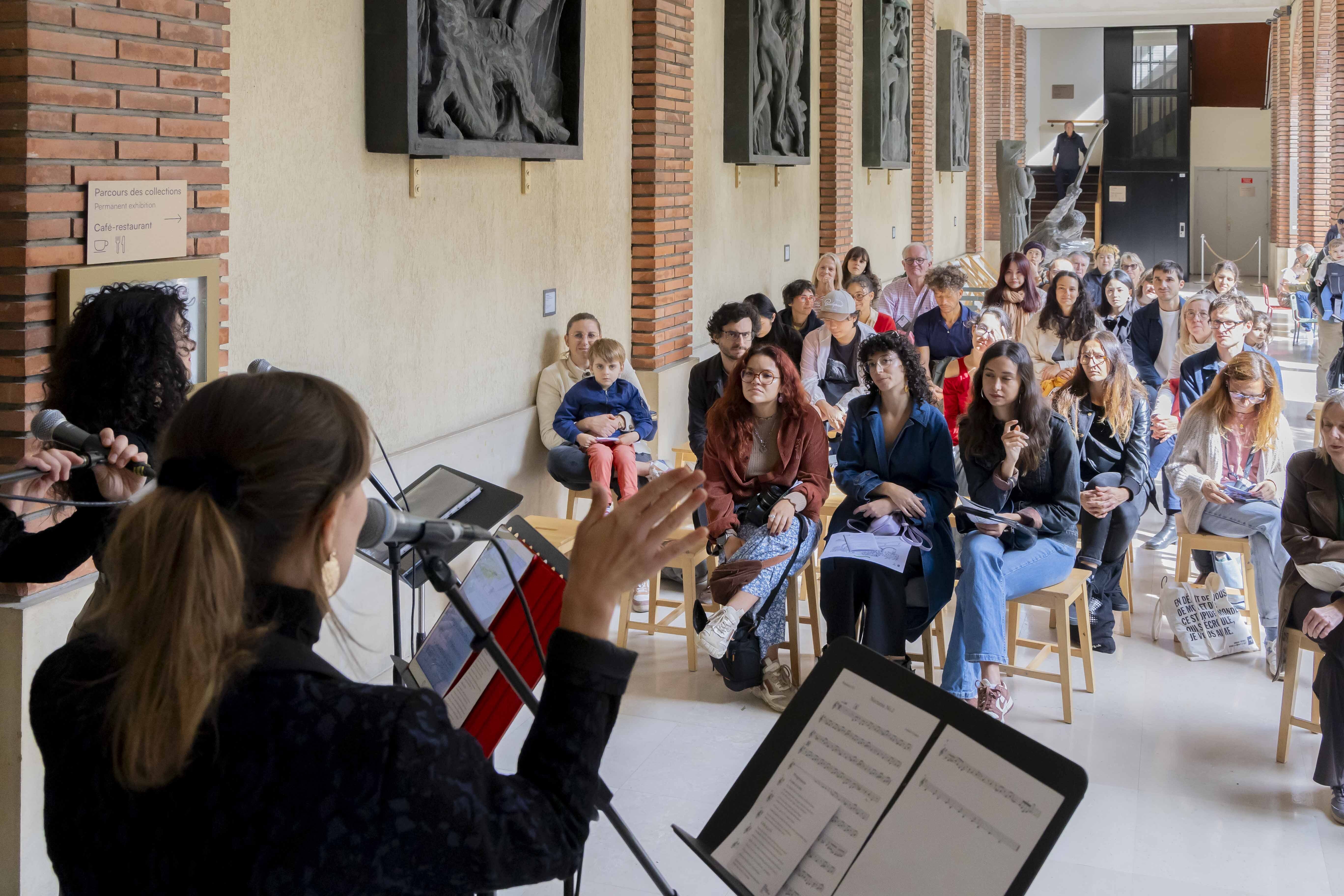 Concert sérénade de Beethoven, sous les arcades