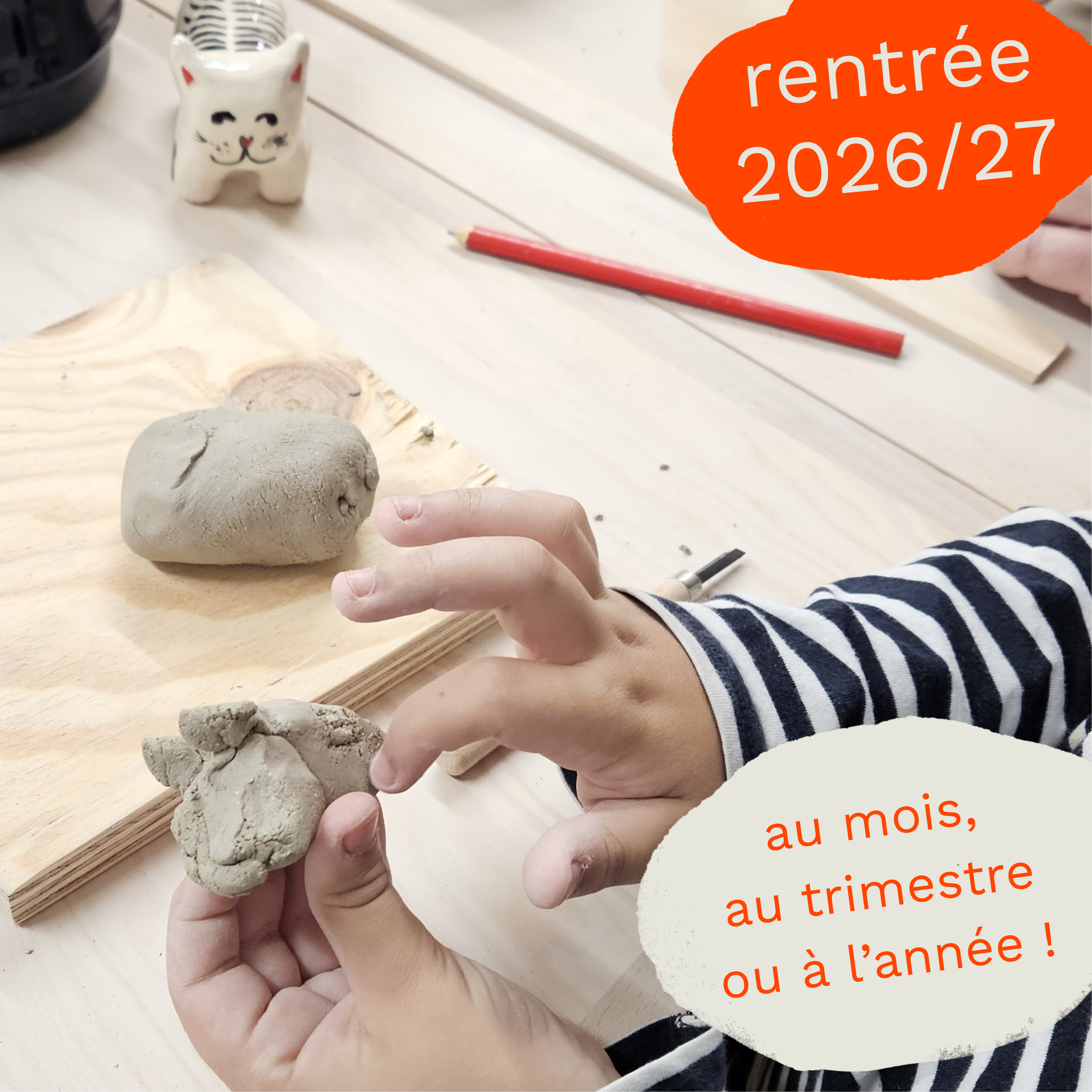 Cours de modelage enfants/ado