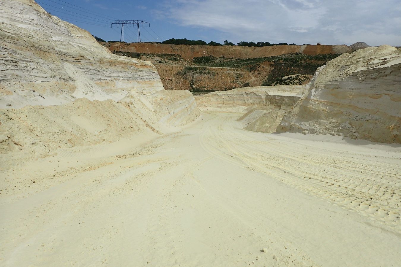 Visite de la carrière du Déluge