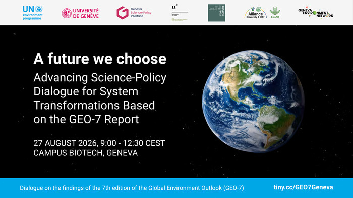 A Future We Choose | Advancing Science-Policy Dialogue for System Transformations Based on the GEO-7 Report