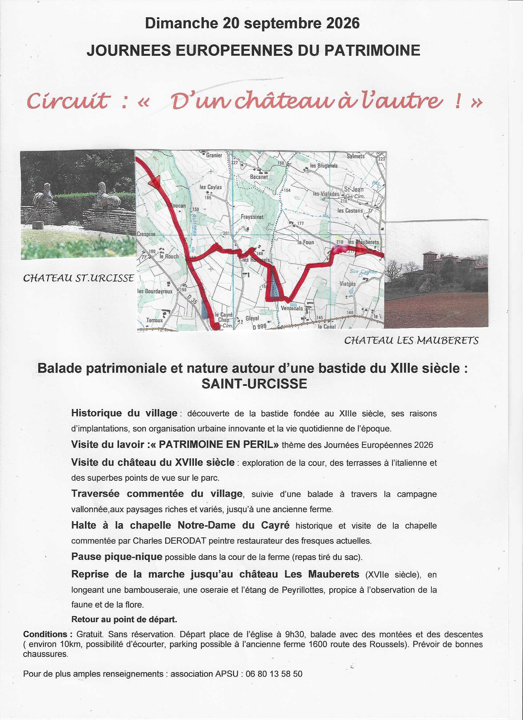 Circuit : "D'un château à l'autre !"