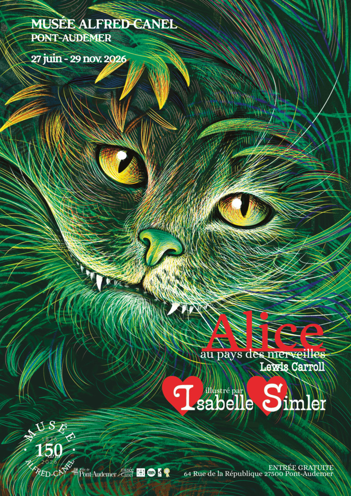 Exposition "Alice au pays des merveilles de Lewis Carroll, illustré par Isabelle Simler, Éditions courtes et longues"