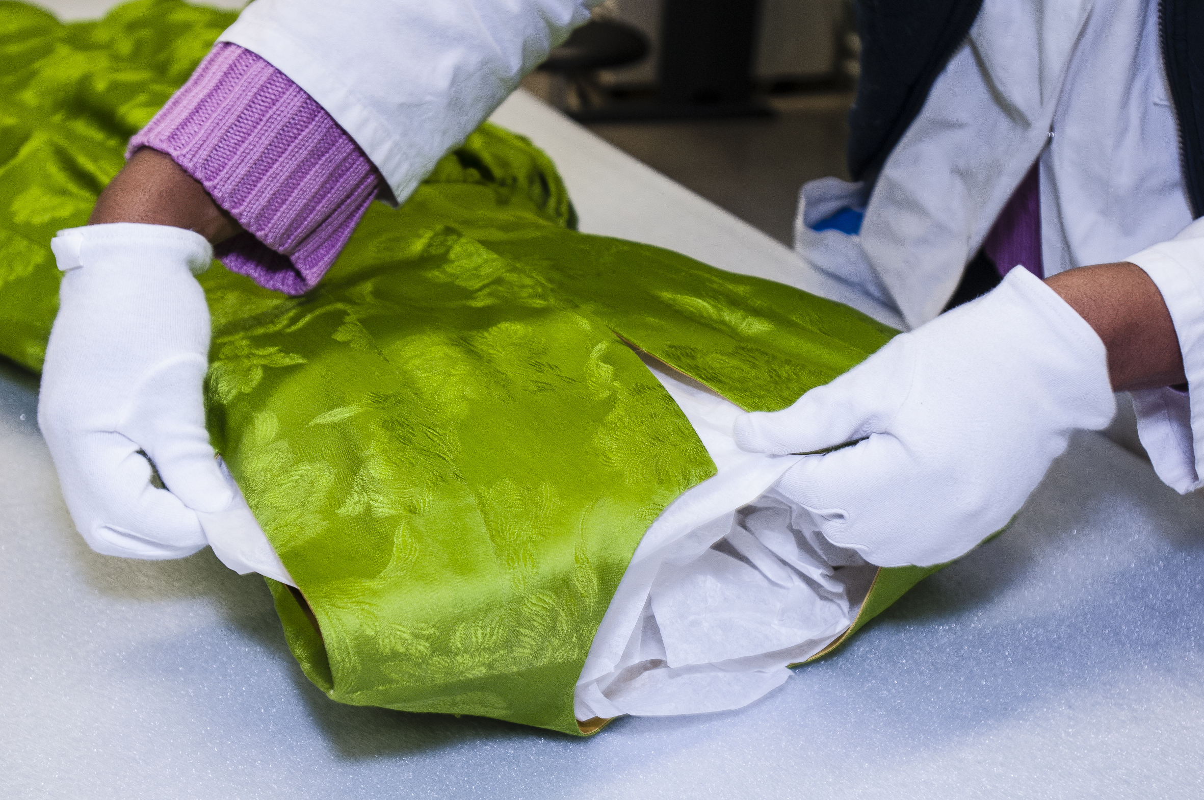 Visite suivie d'une rencontre avec une restauratrice textile