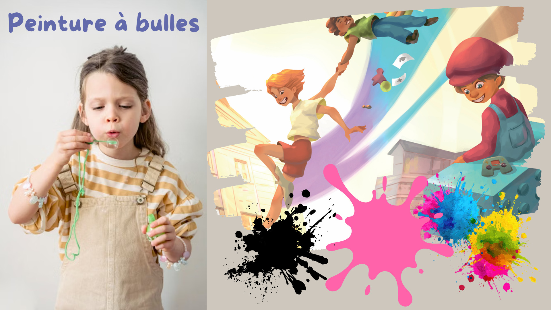 Peinture à bulles