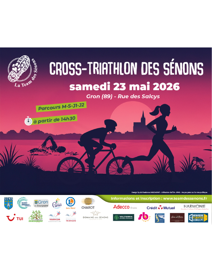 Cross triathlon des Sénons