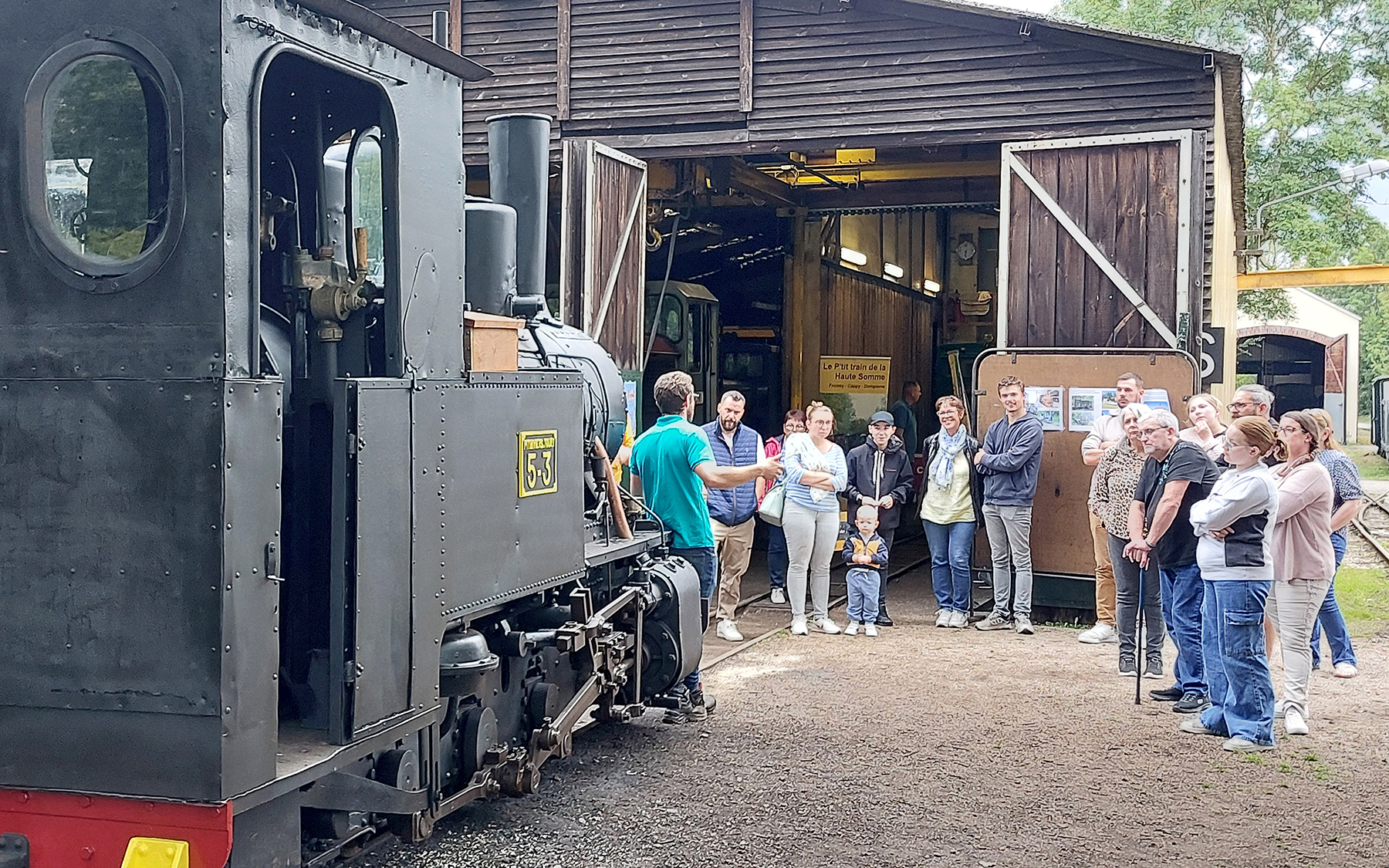 Visite des coulisses du P'tit train de la Haute Somme