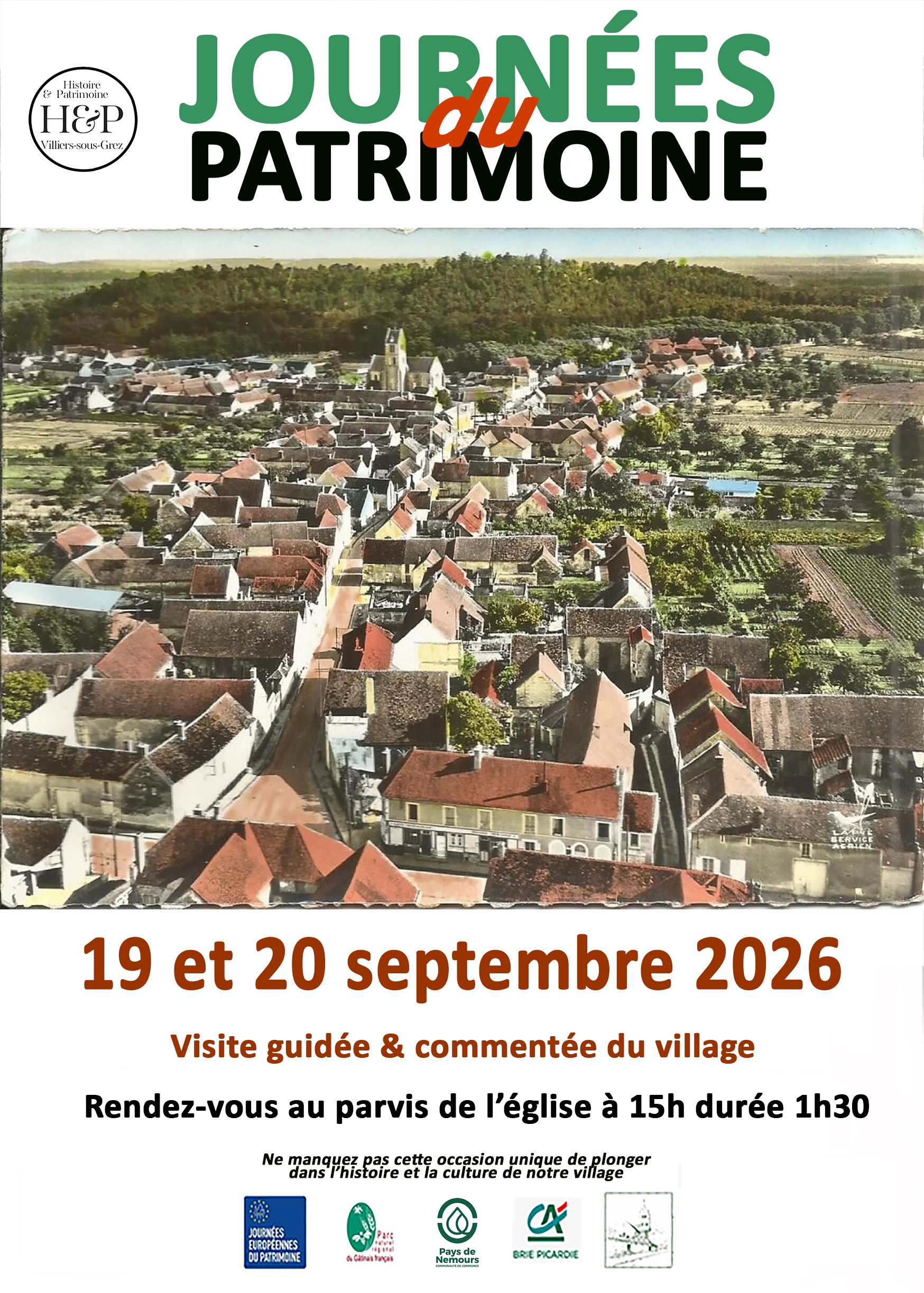 Visite guidée et commentée de Villiers-sous-Grez