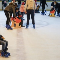 Patinoire pour tous et jeux en bois