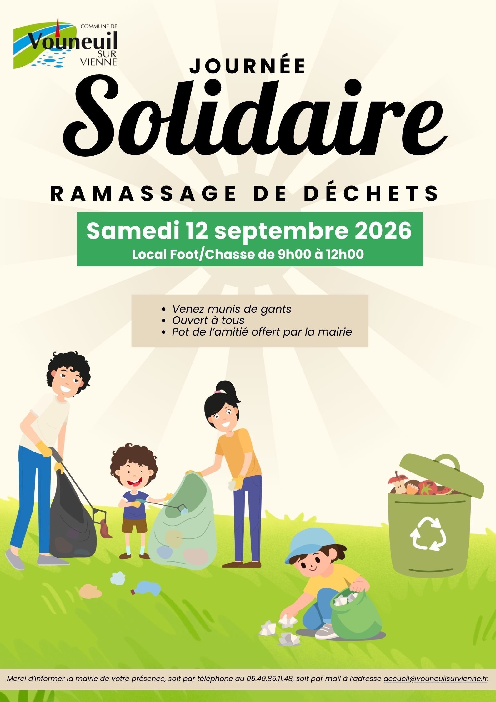 Journée solidaire - Ramassage des déchets