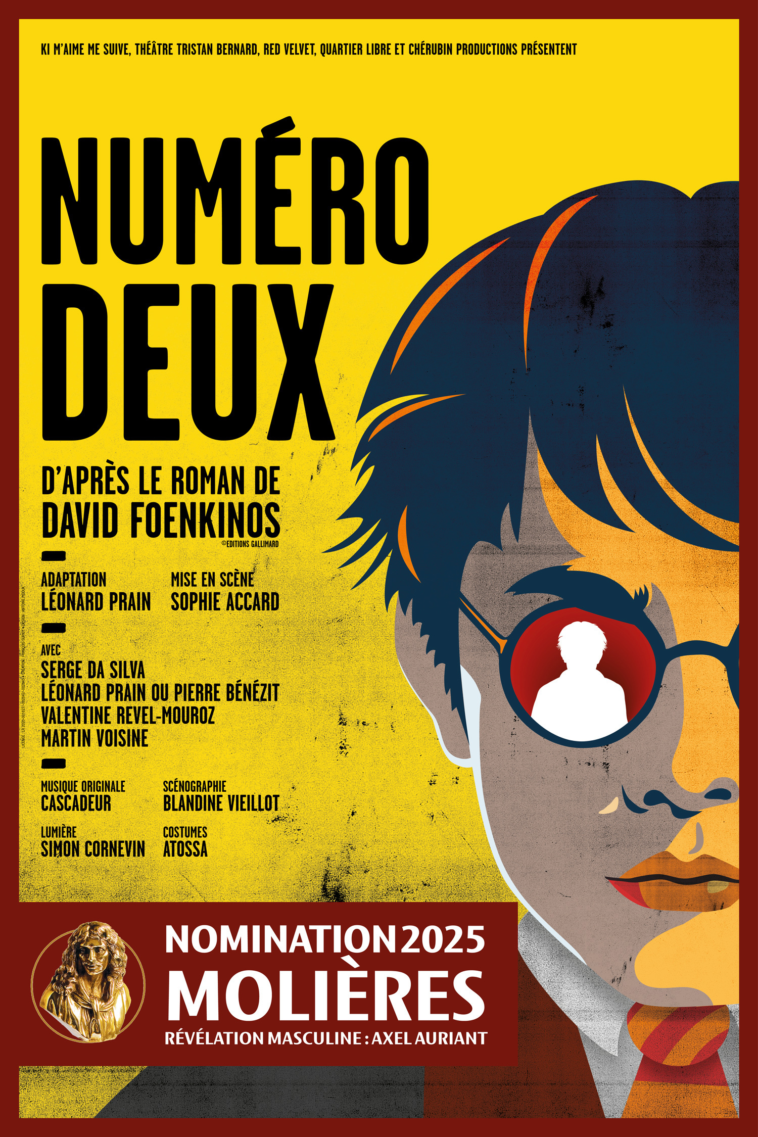 Spectacle : Numéro Deux (d'après le roman de D. Foenkinos)