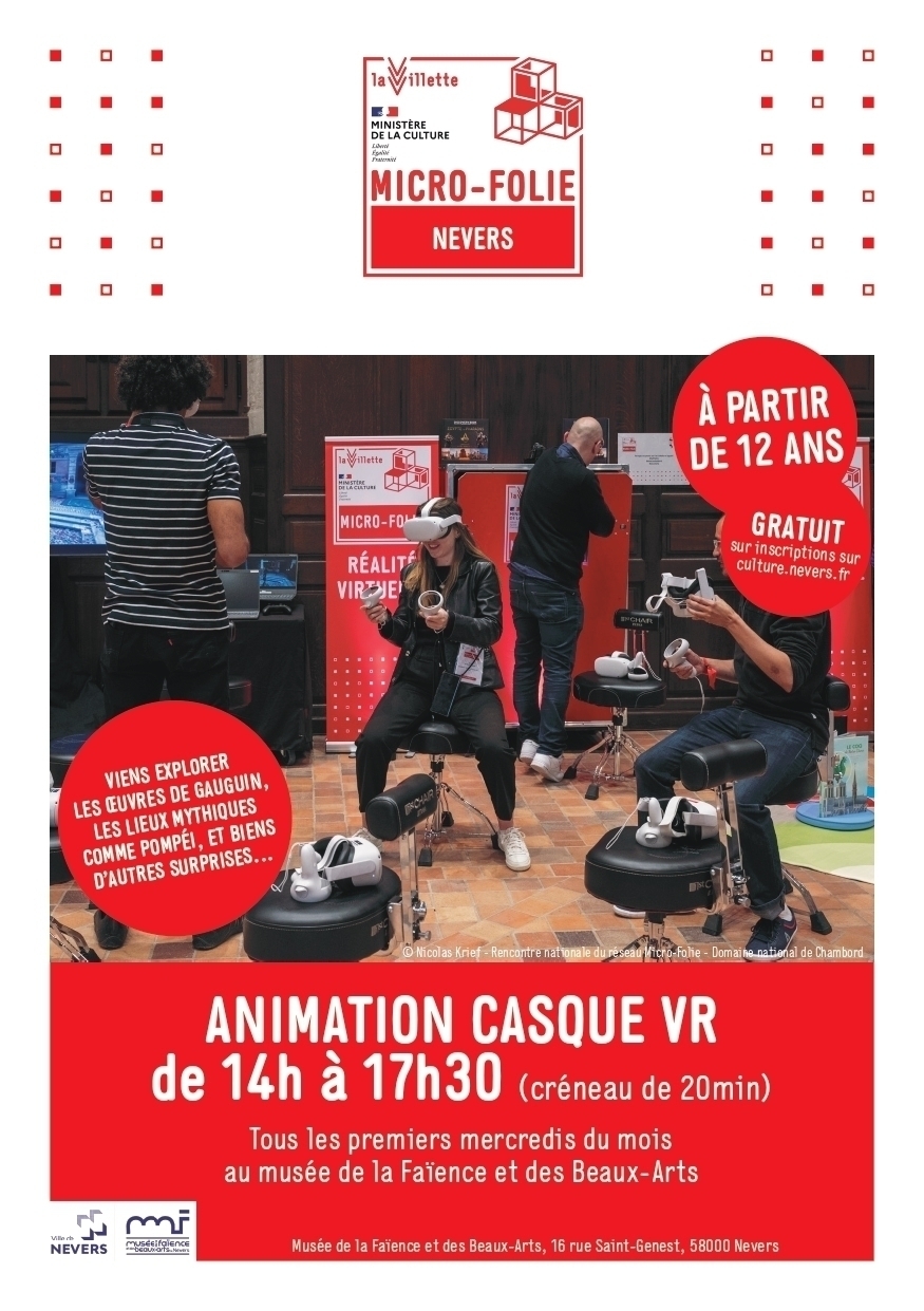 Réalité Virtuelle, séquences découvertes