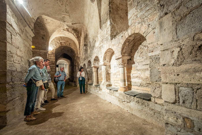 Visite guidée de la crypte Saint-Aignan