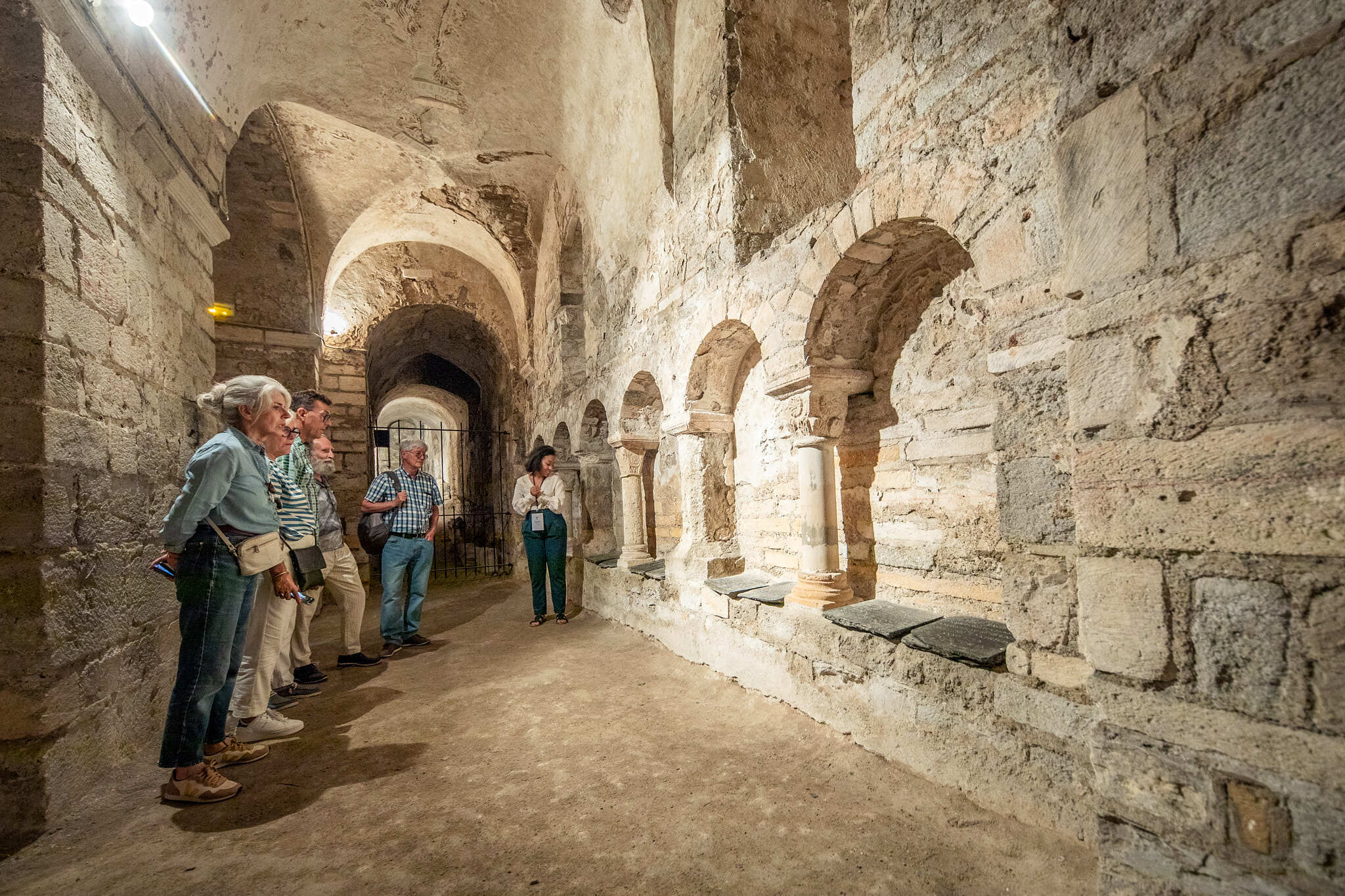 Visite guidée de la crypte Saint-Aignan