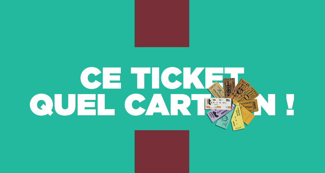 Exposition sur le ticket en carton
