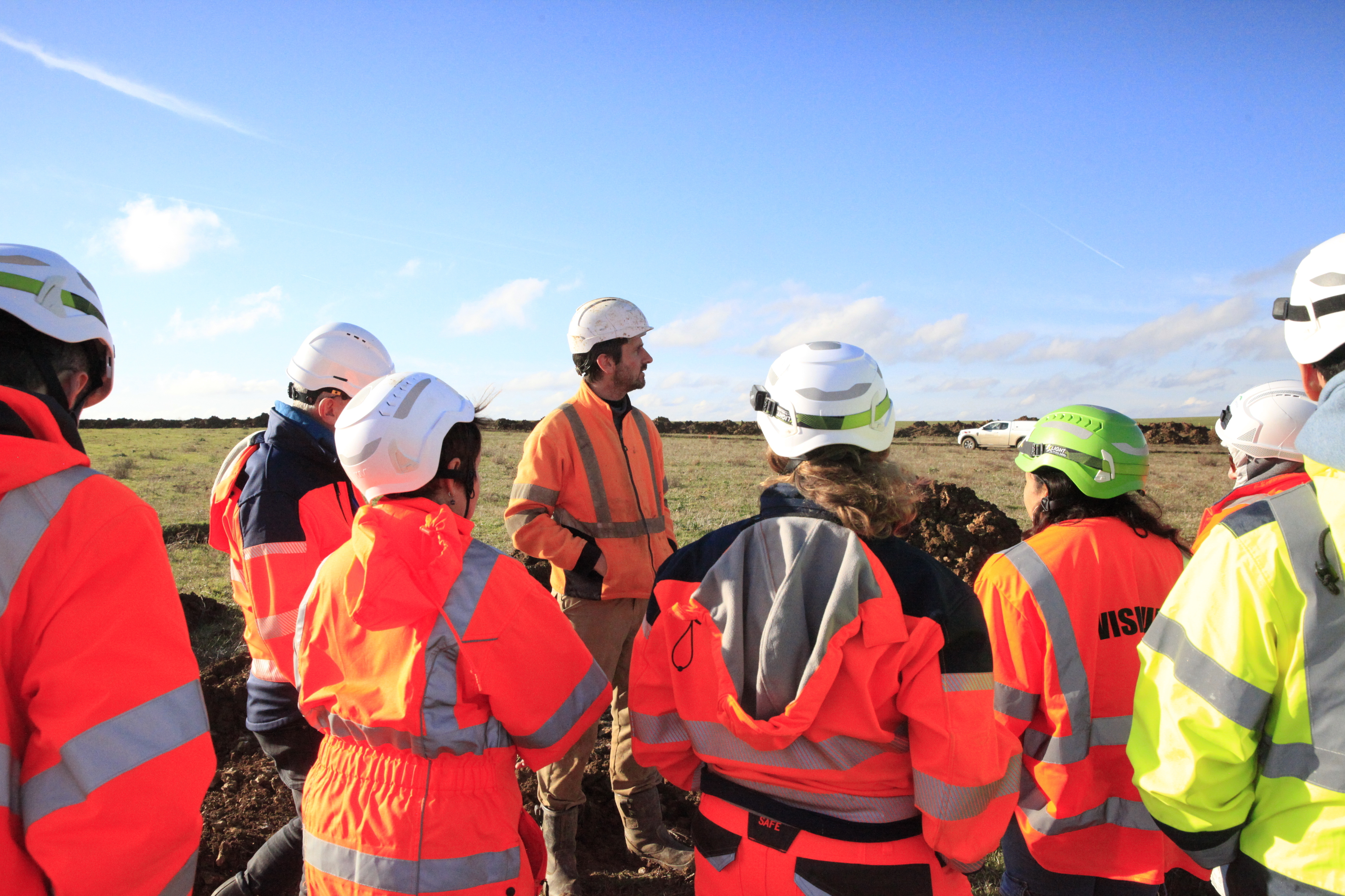 Visites guidées d'un chantier de fouilles avec des archéologues de l'Inrap