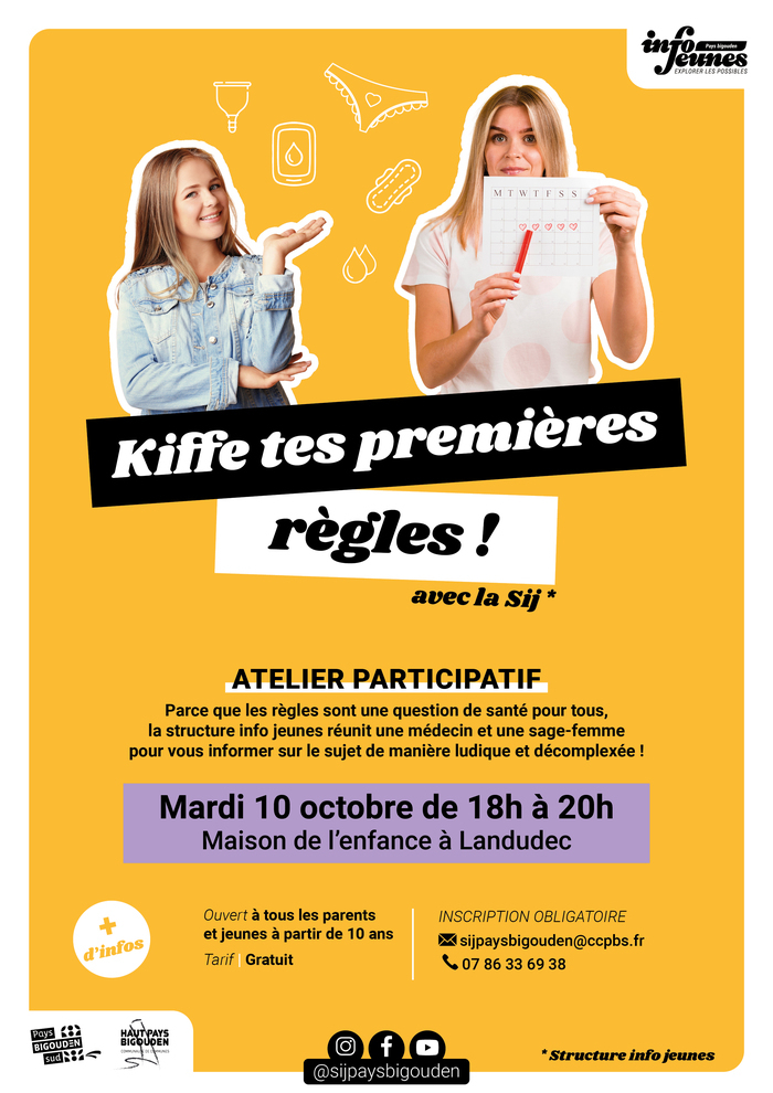 Atelier parents - ados Mes premières règles