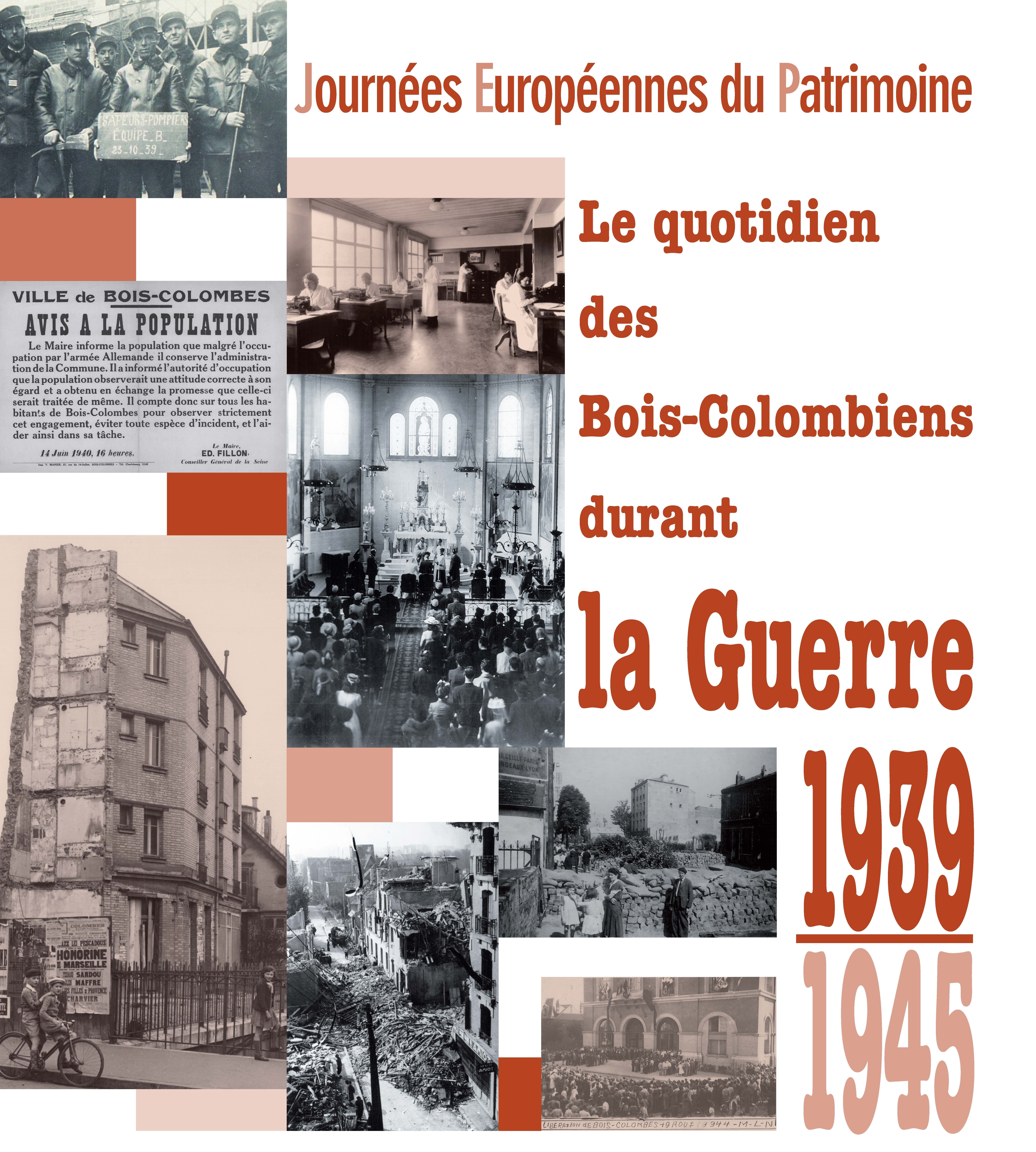 Exposition "Le quotidien des Bois-Colombes durant la Guerre 1939-1945"