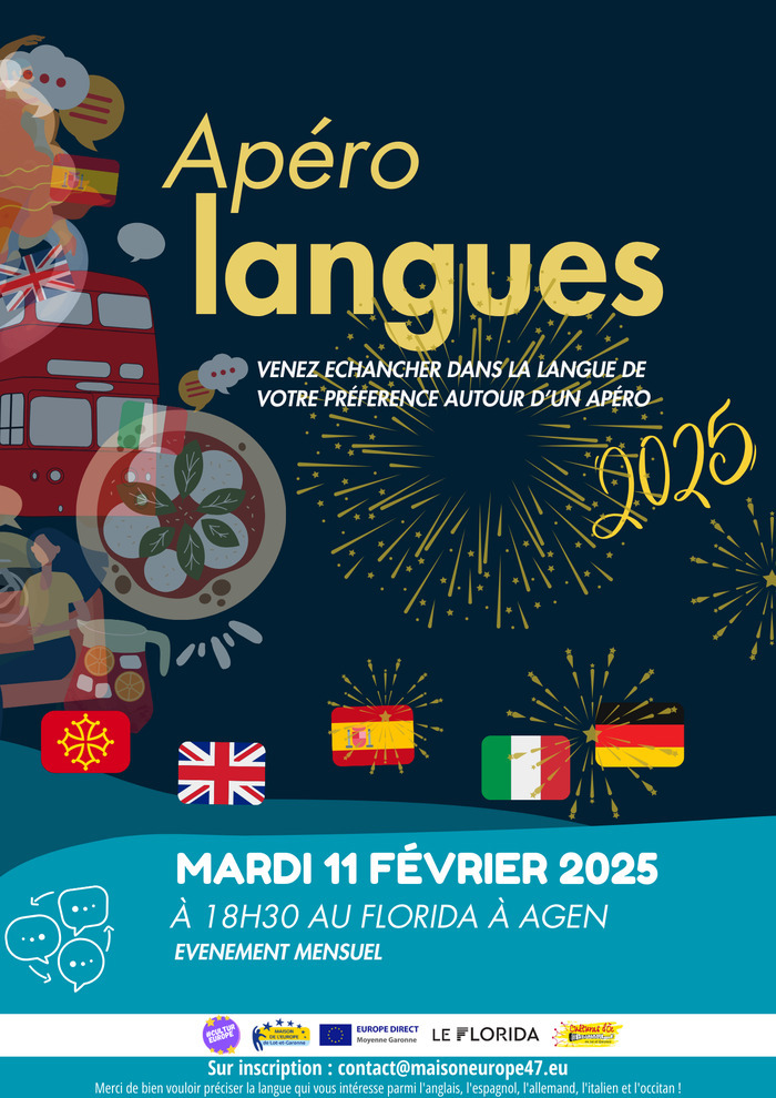 Apéro langues Le 11 fév 2025