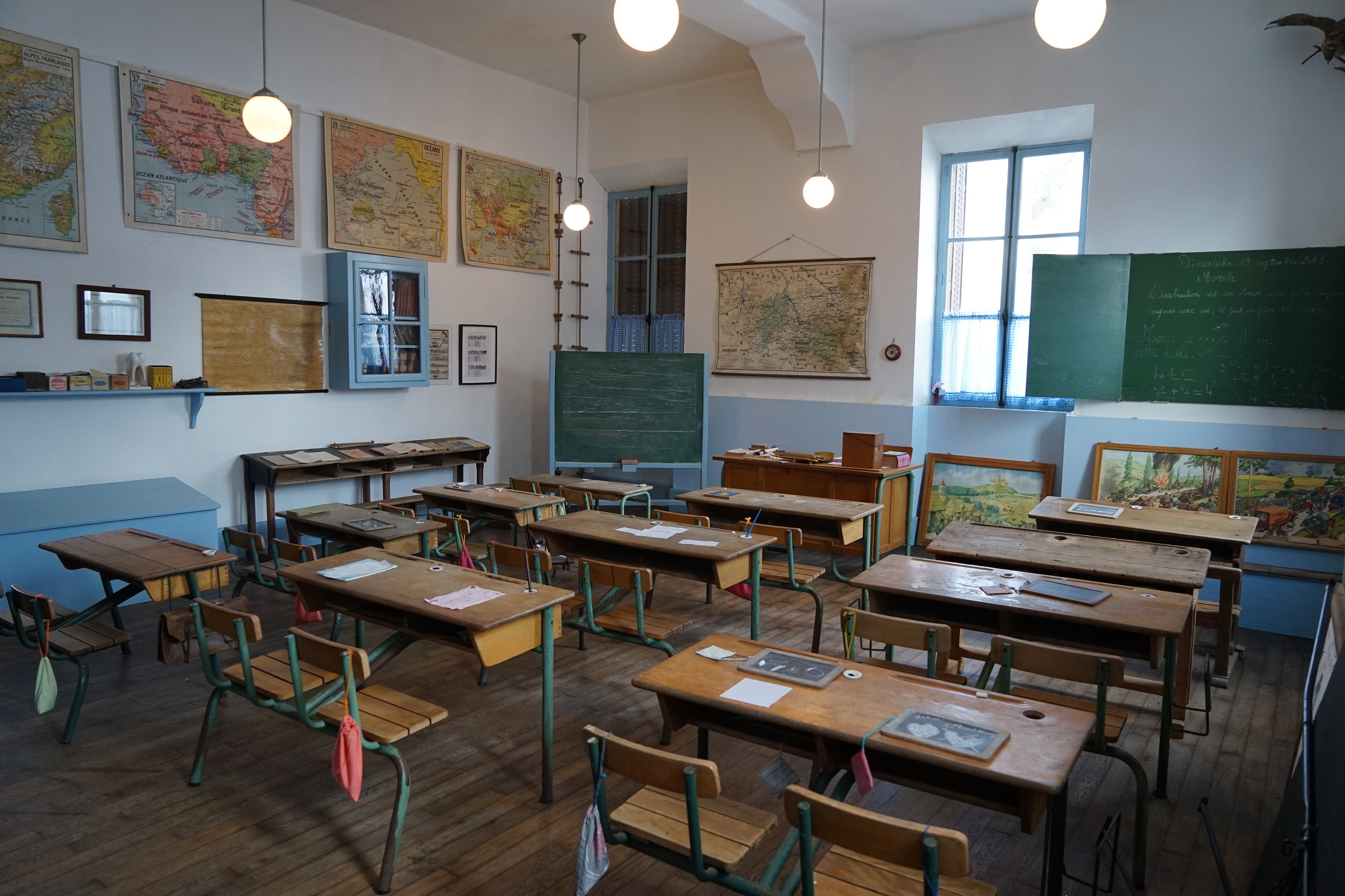 Visite d'une école d'antan