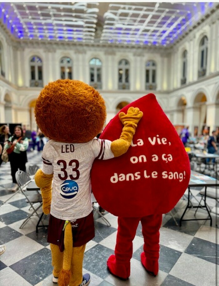 Collecte de sang de Bordeaux au Palais de la Bourse MSPLA
