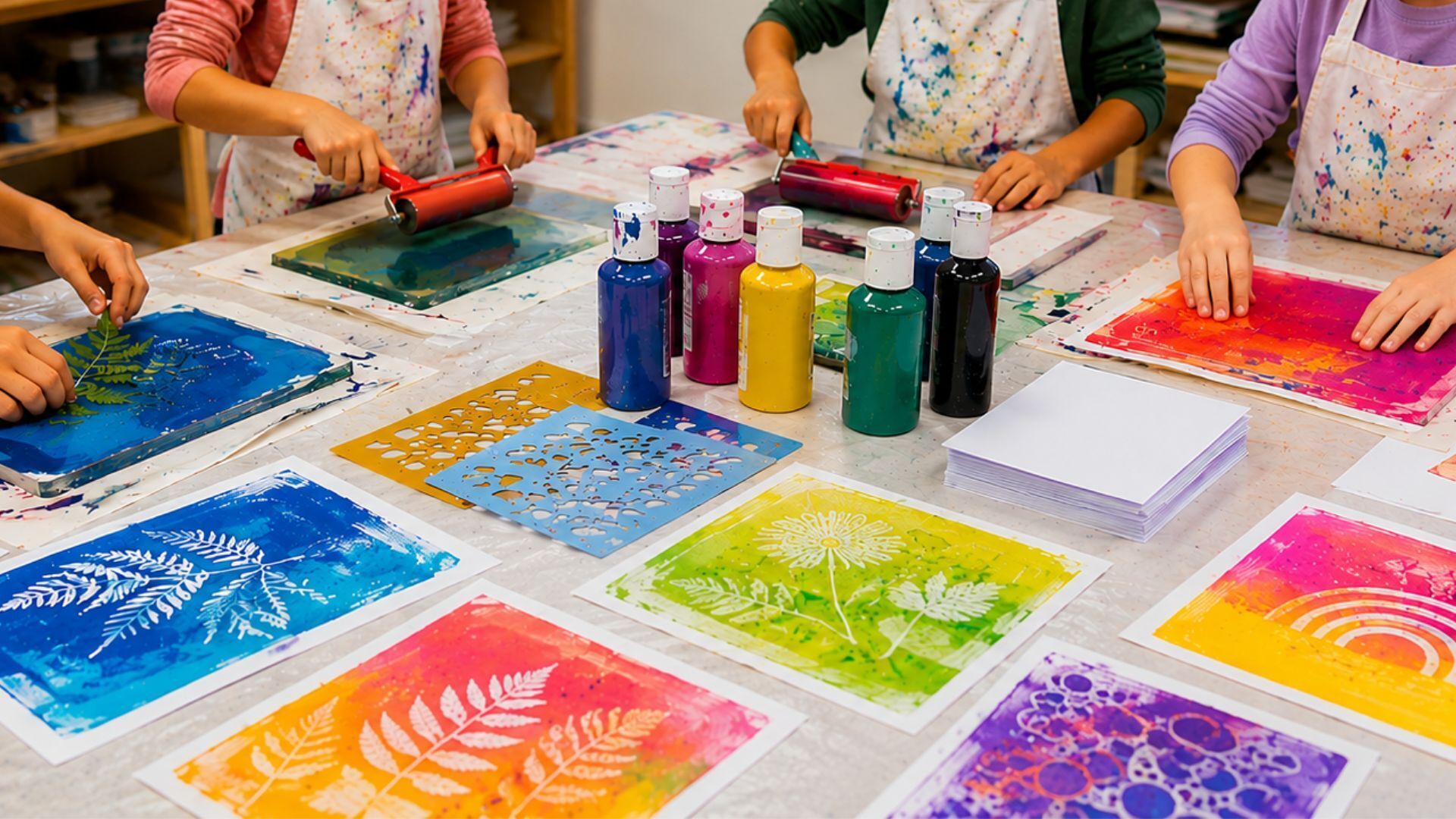 Atelier 4-10 ans : Gelli Plate