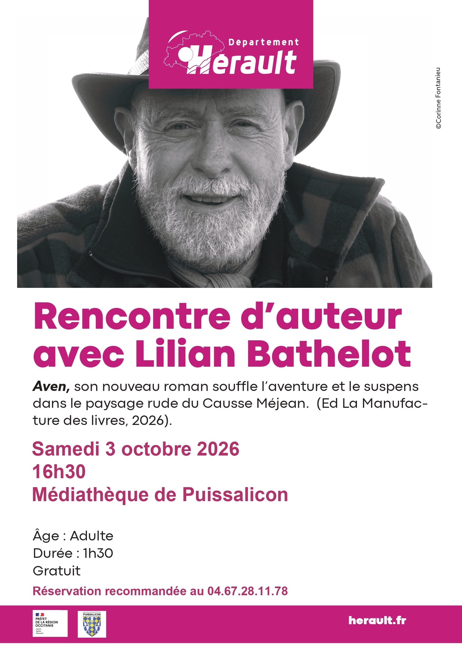 Rencontre d'auteur avec Lilian Bathelot