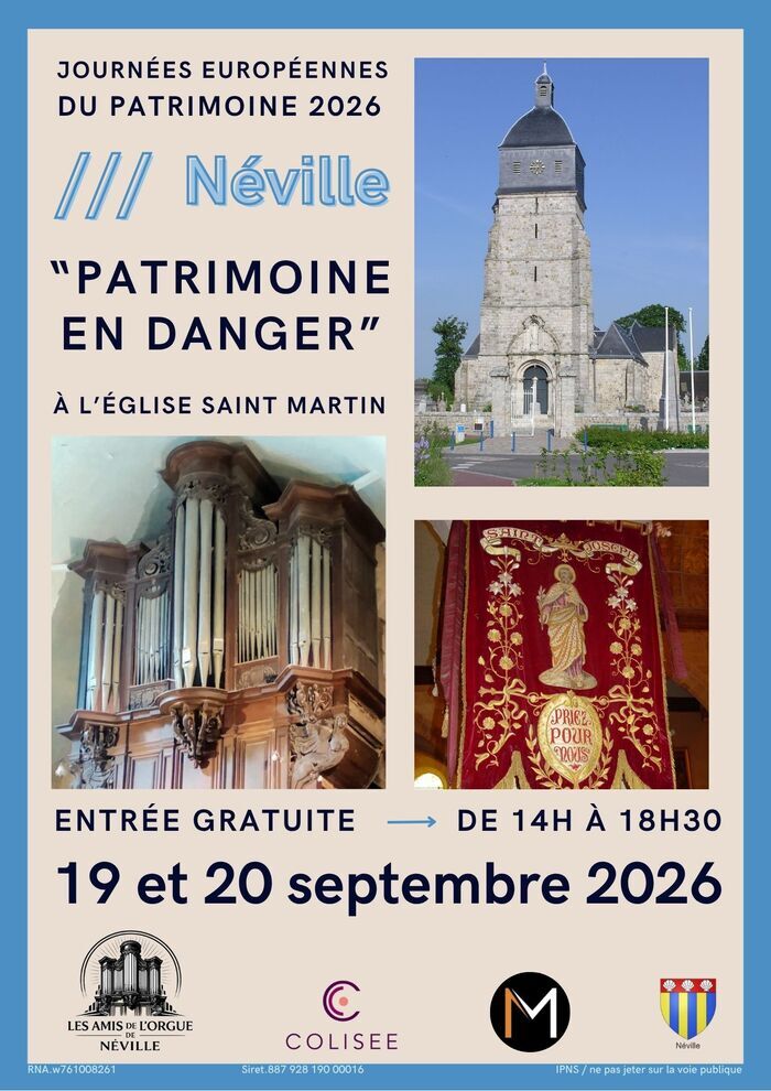 Visite libre de l'église Saint-Martin avec mise en valeur du patrimoine à restaurer