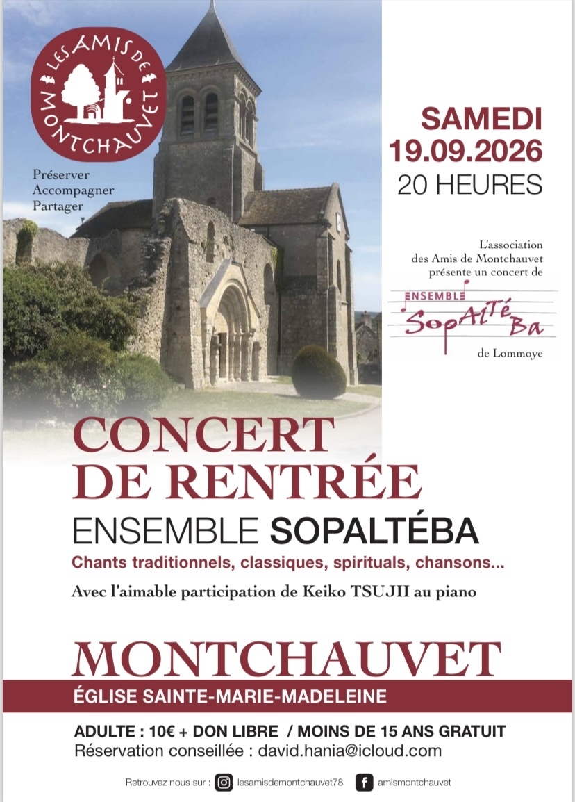 Concert de rentrée de l’Ensemble Sopaltéba de Lommoye