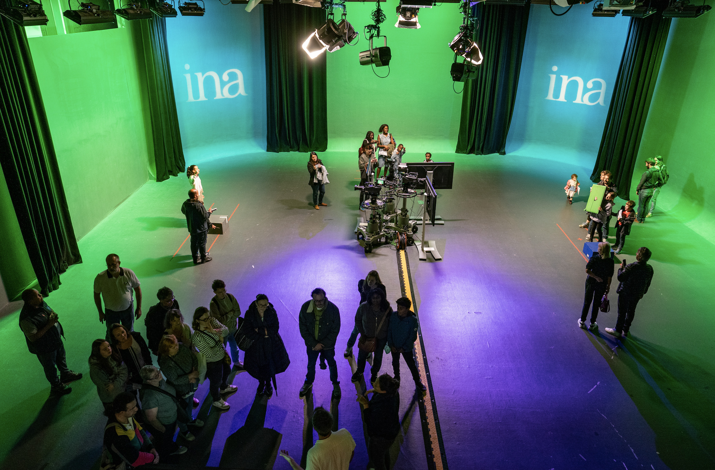 Visite de l'Institut National de l'Audiovisuel