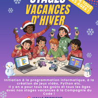 Les stages vacances de programmation d'hiver à Montpellier sont là !