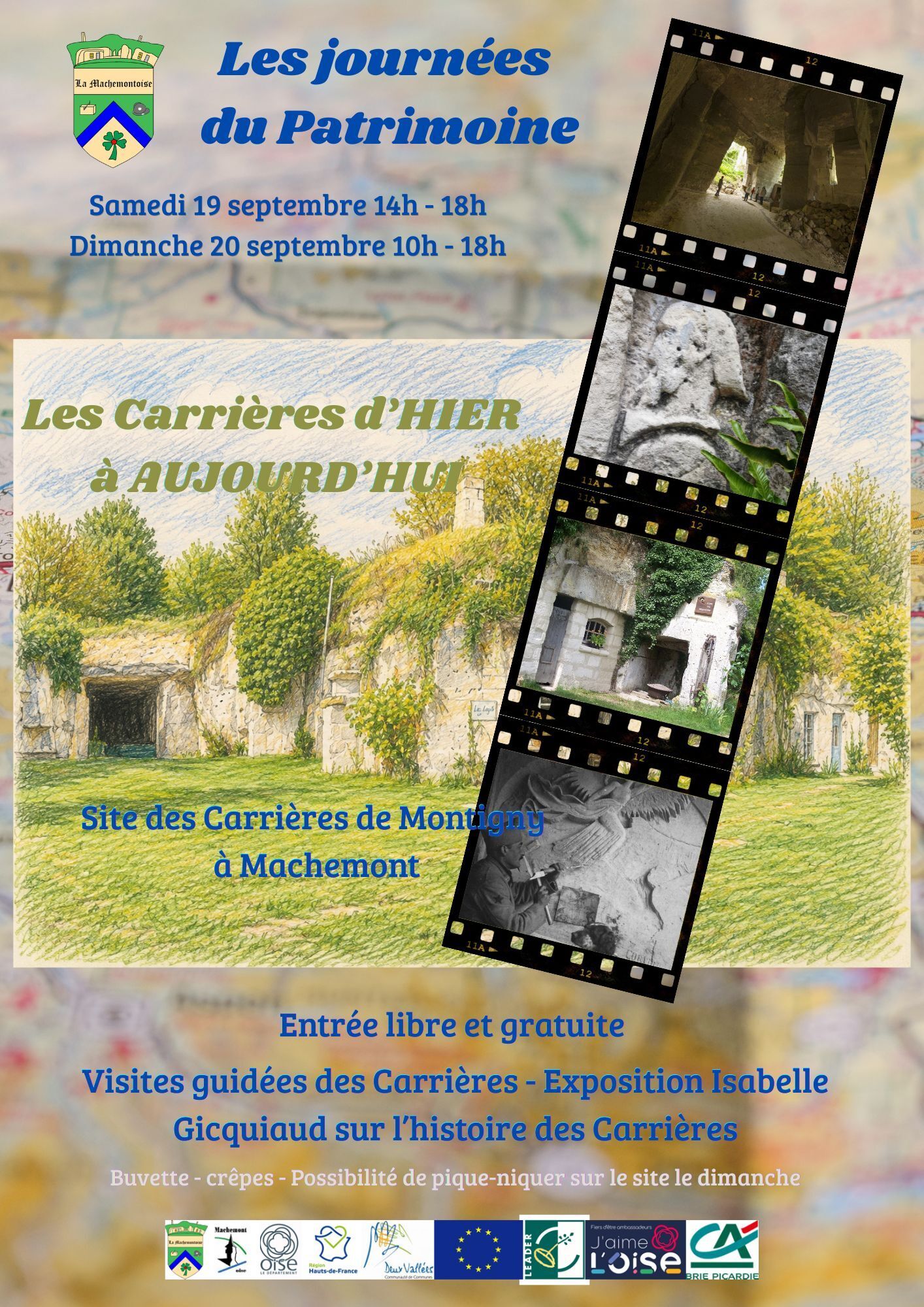 Visite guidée des Carrières de Montigny à MACHEMONT