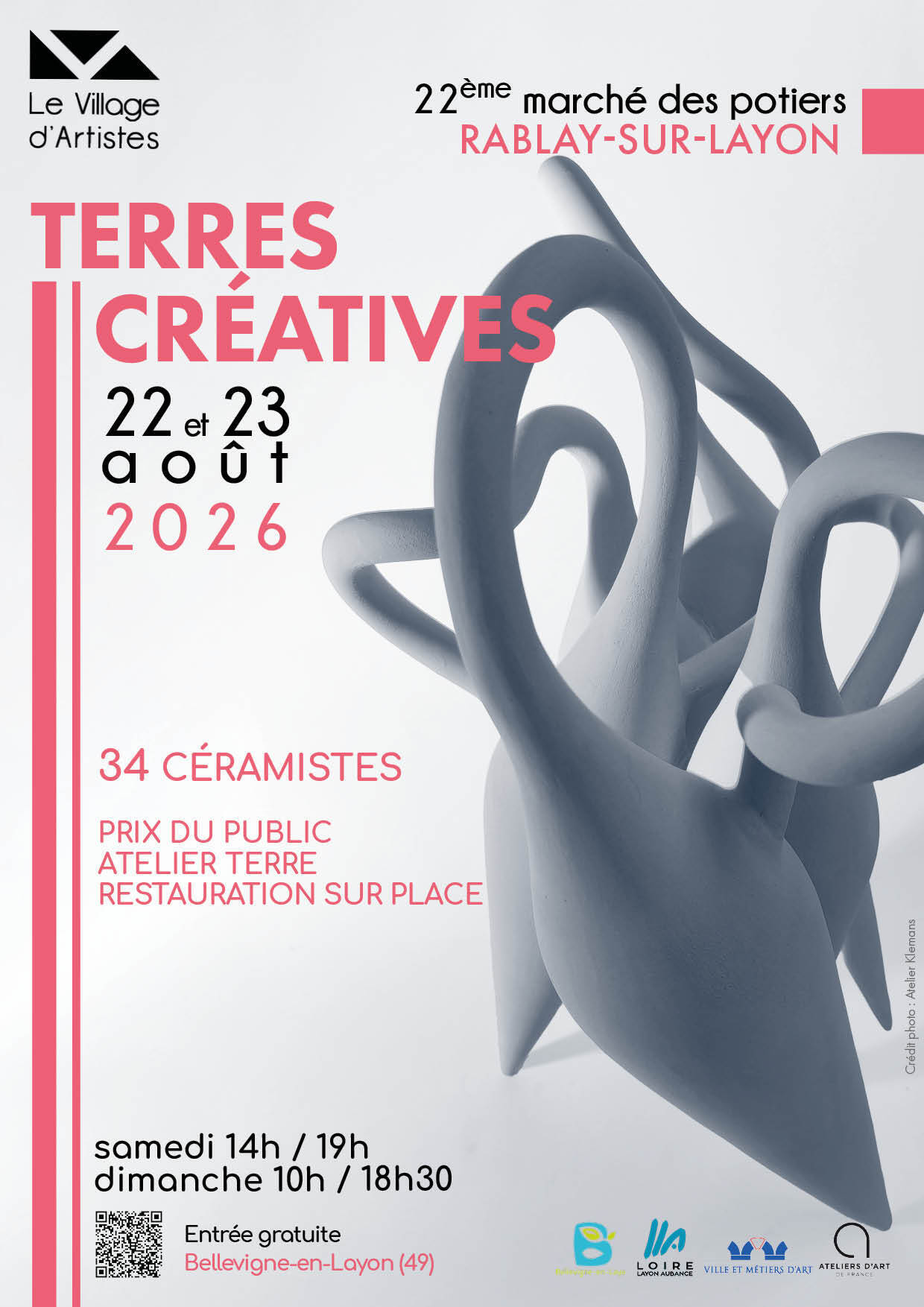 Terres Créatives 2026 – 22ème Marché des Potiers du Village d’Artistes