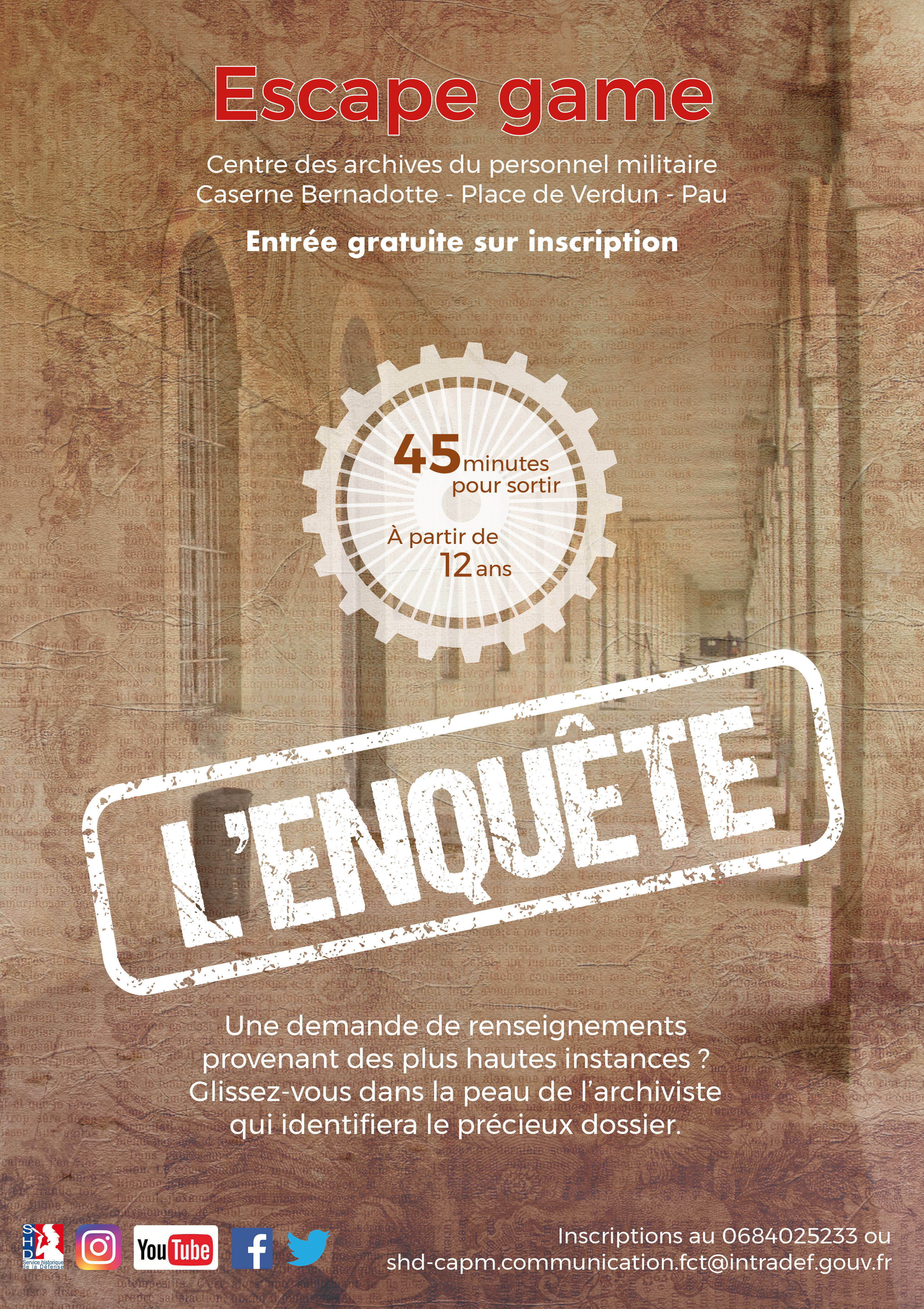 Escape game : « L'enquête »