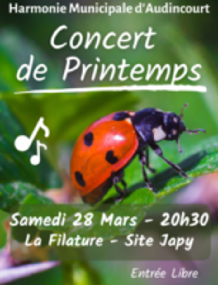 Concert de printemps 2026