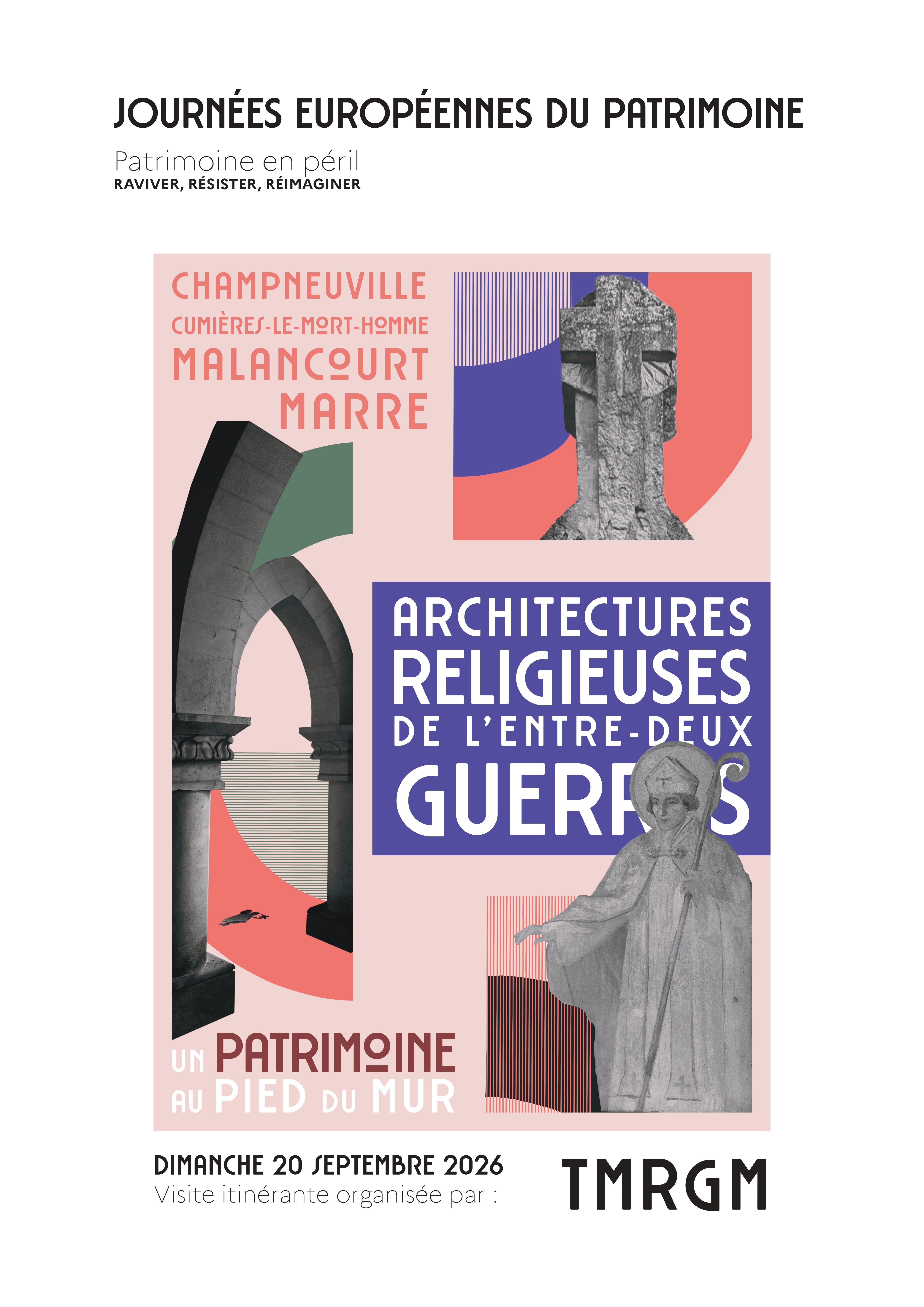 Visite itinérante « Architectures religieuses de l'entre-deux-guerres : un patrimoine au pied du mur »