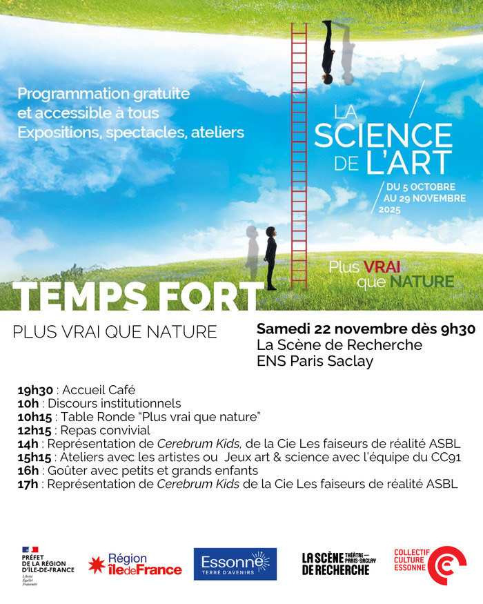 Temps fort du festival La Science de l'Art 2025