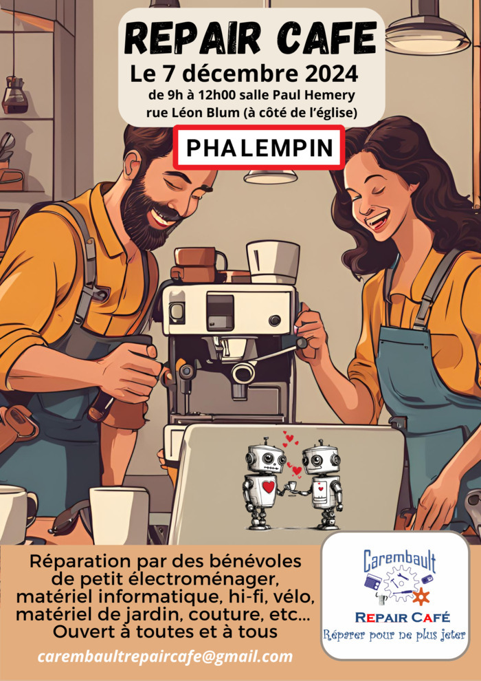 Le carembault repair café organise son 8e événement