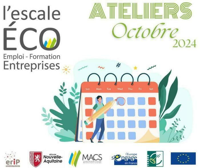 L'Escale Éco organise un atelier d'aide à l'orientation, au transfert de compétences sur de nouveaux métiers et à l'élaboration d'un projet professionnel.