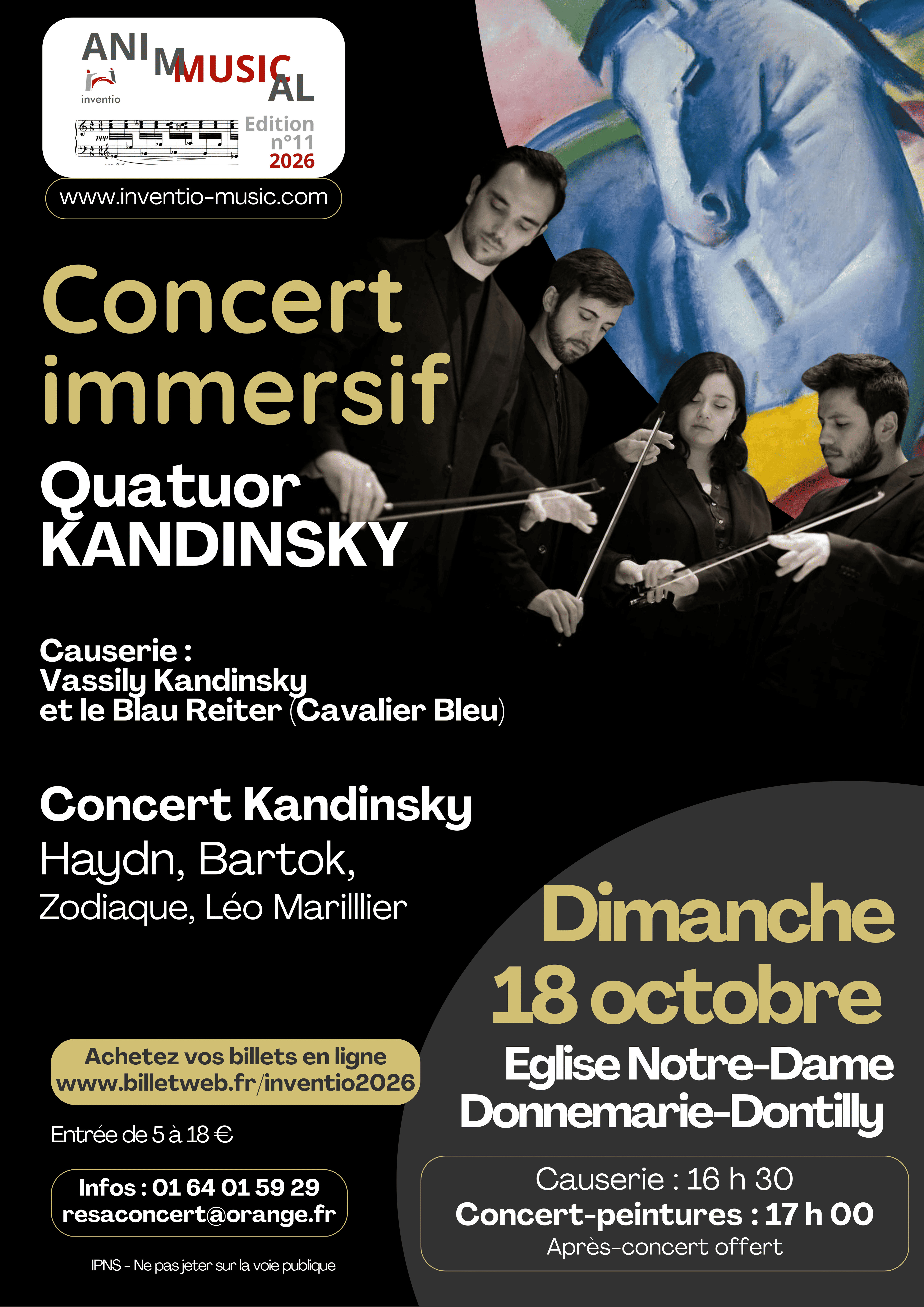 Concert immersif Quatuor KANDINSKY